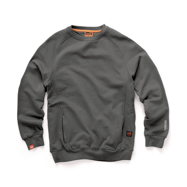 Scruffs Herr Sweatshirt XS Grafit Graphite XS