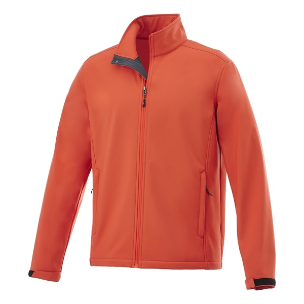 Elevate Maxson Softshelljacka M Orange för män Orange M