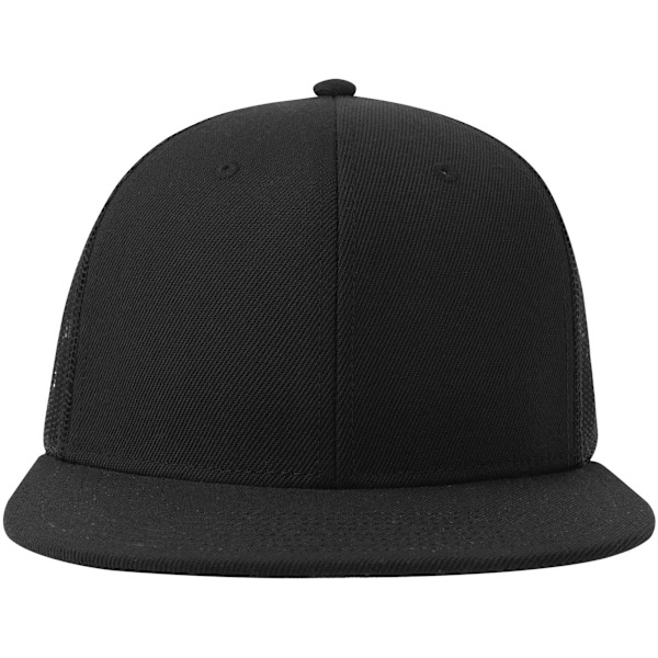 Atlantis Unisex Mesh 6 Panel Trucker Cap One Size Svart Black One Size