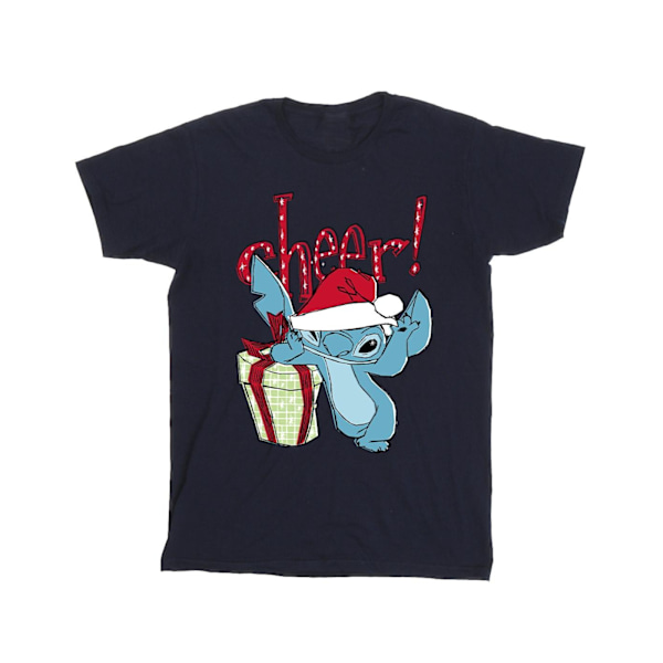 Disney Herr Lilo And Stitch Cheer T-Shirt S Marinblå Navy Blue S