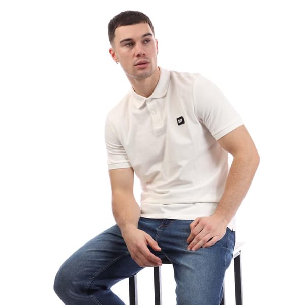 Weekend Offender Herr Barnum Pikétröja L Vit White L