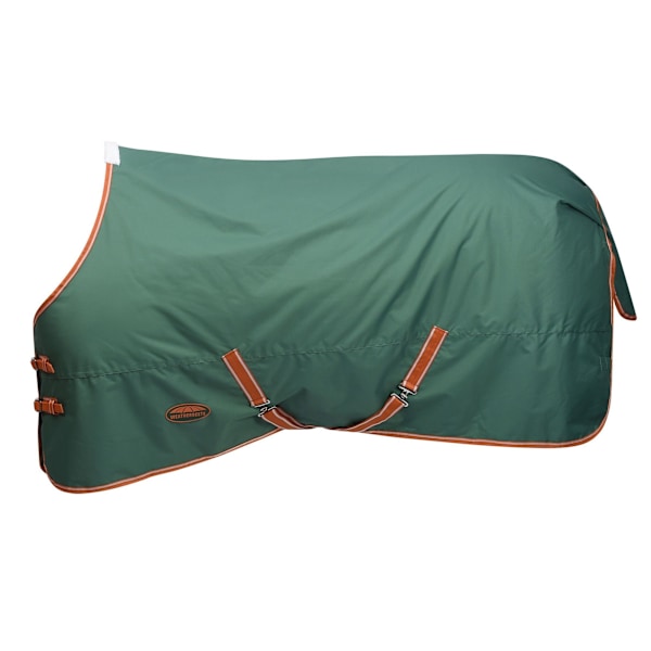 Weatherbeeta Comfitec Tyro Plus Standard-Neck Lättviktshästtäcke Green/Burnt Orange/White 6´ 5