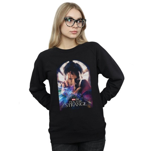 Marvel Studios Womens/Ladies Doctor Strange Poster Sweatshirt L Black L