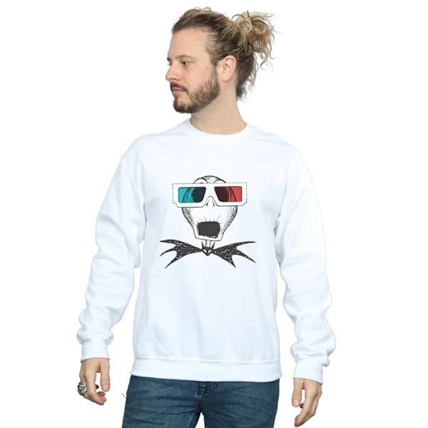 Disney Herr Nightmare Before Christmas Jack Skellington 3D Glasögon White XL