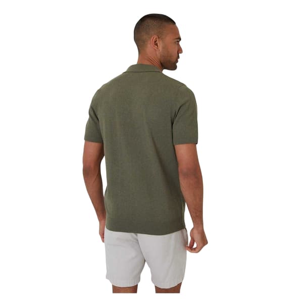 Threadbare Herr Pikétröja med krage S Mörk Sage Dark Sage S