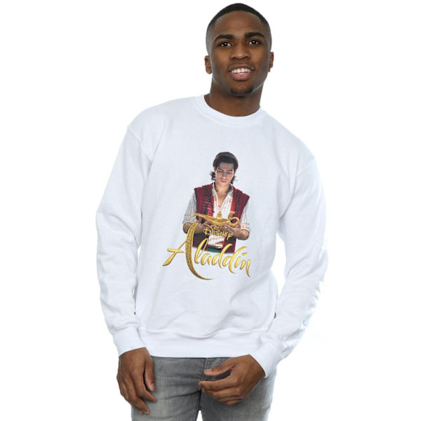 Disney Herr Aladdin Film Aladdin Foto Sweatshirt 3XL Vit White 3XL