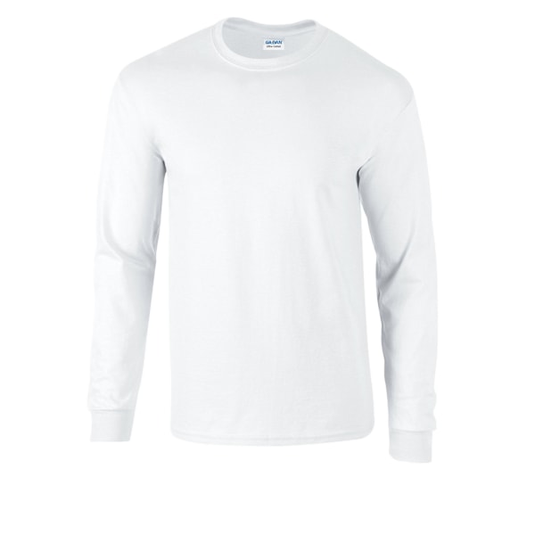 Gildan Herr Långärmad Hammer Skjorta 2XL Vit White 2XL