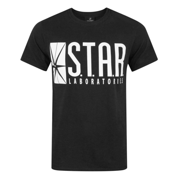 Flash Herr TV Star Laboratories T-shirt L Svart Black L