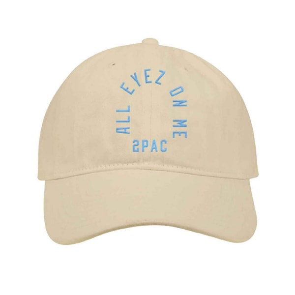 Tupac Shakur Unisex Vuxen All Eyez On Me Baseball Cap En Storlek Sand One Size