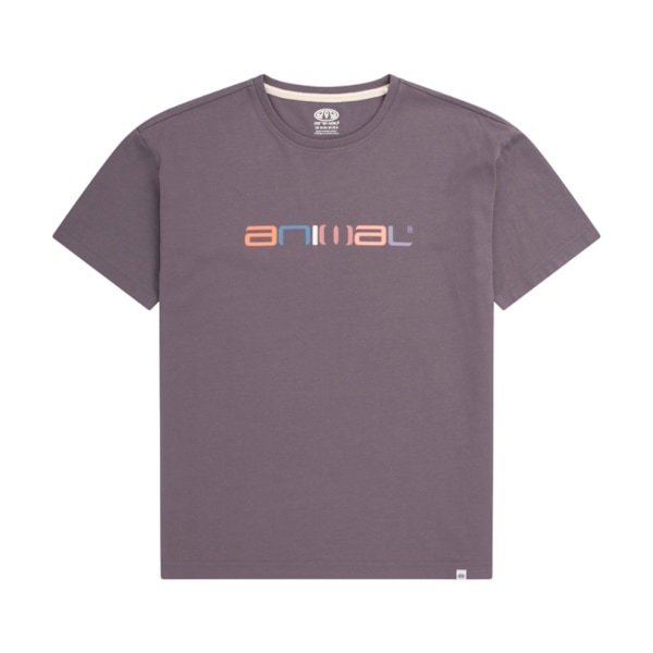 Animal Dam/Dam Leena Ekologisk Bomull Boxy T-shirt 6 UK Cha Charcoal 6 UK