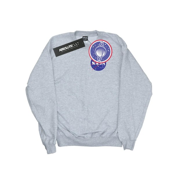 NASA Classic Insignia bröstlogga tröja L Sports Grey Sports Grey L