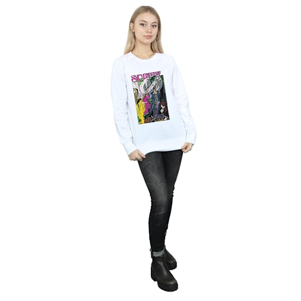 Syd Barrett Dam/Kvinnor Fairies Poster Sweatshirt XL Vit White XL