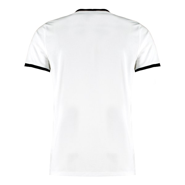 Kustom Kit Herr Ringer T-shirt M Vit/Svart White/Black M