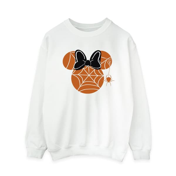 Minnie Mouse Dam/Dam Cobweb Sweatshirt L Vit White L