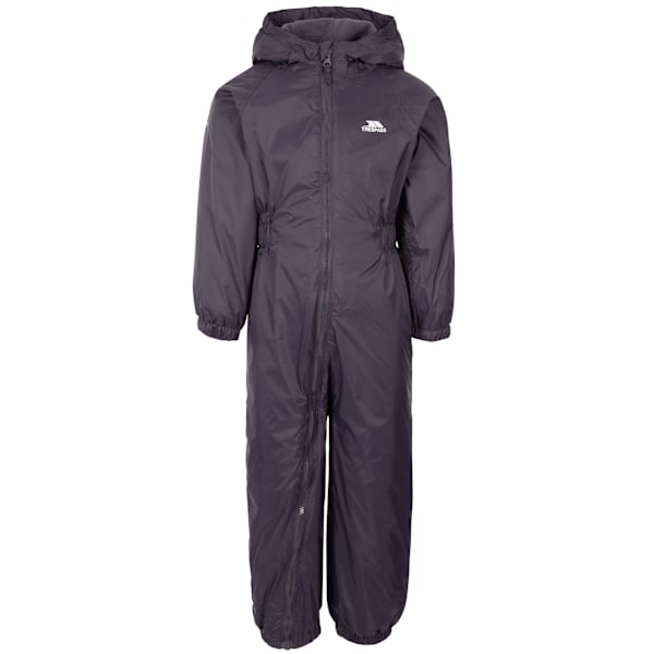 Trespass Barnkläder/Barn Regnställ med Knappar 3-4 År Mörkgrå Dark Grey 3-4 Years
