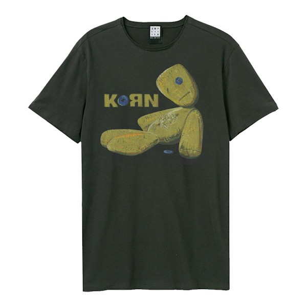 Amplified Unisex Adult Issues Korn T-Shirt XS Charcoal Charcoal XS