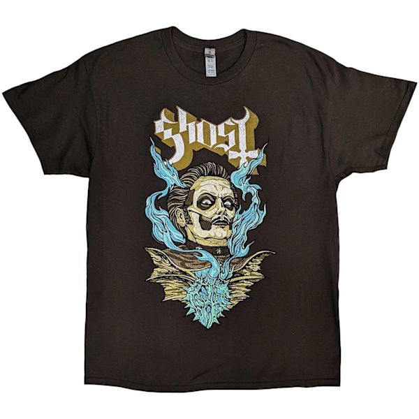 Ghost Unisex Vuxen Hjärta Hypnos T-shirt S Brun Brown S
