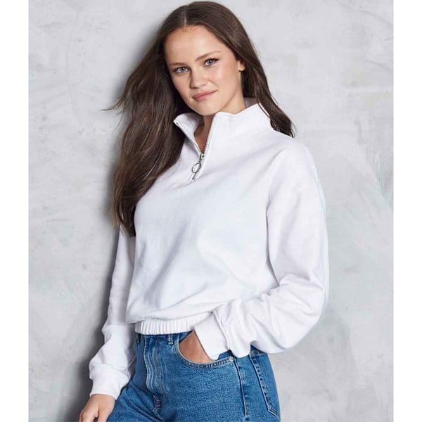 Awdis Croppad tröja för damer L Arctic White Arctic White L