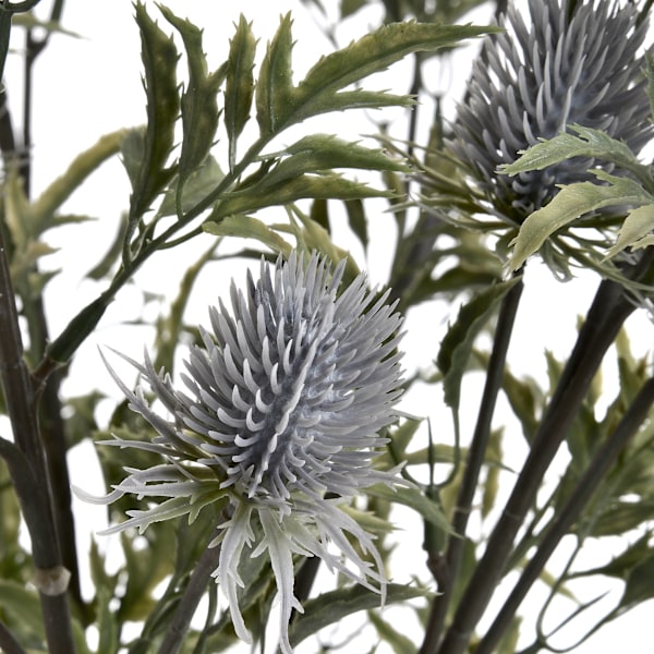 Hill Interiors Konstgjord Eryngium Tistel En Storlek Mjuk Blå Soft Blue One Size