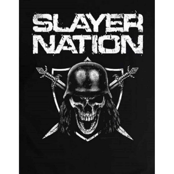 Slayer Unisex Vuxen Nation T-shirt S Svart Black S