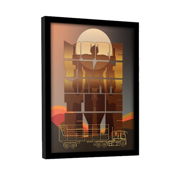 Transformers More Than Meets The Eye Inramad Poster 40cm x 30cm Multicoloured 40cm x 30cm