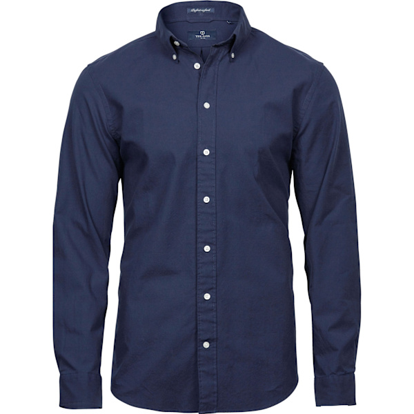 Tee Jays Herr Perfekt Oxford Skjorta 4XL Marinblå Navy Blue 4XL