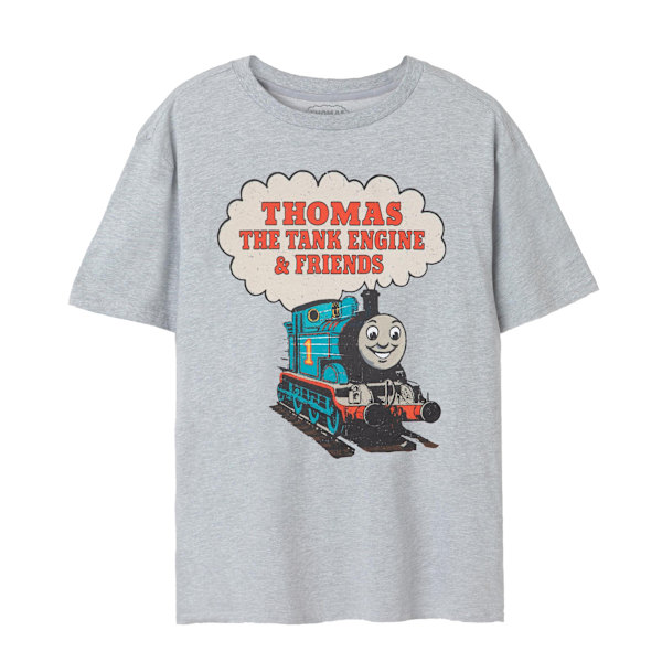 Thomas And Friends Herr Vintage T-Shirt M Gråmelerad Grey Marl M
