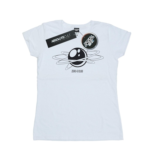 Ready Player One Dam/Damer Zero G Club Logotyp Bomull T-shirt White S