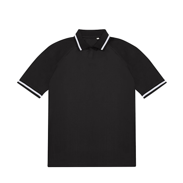 B&C Unisex Vuxen Active Pikétröja XL Svart Black XL