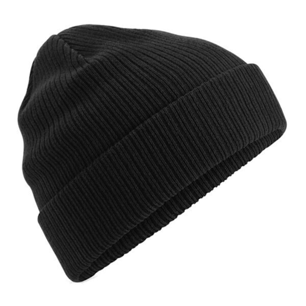 Beechfield Ekologisk Bomullsluva En Storlek Svart Black One Size