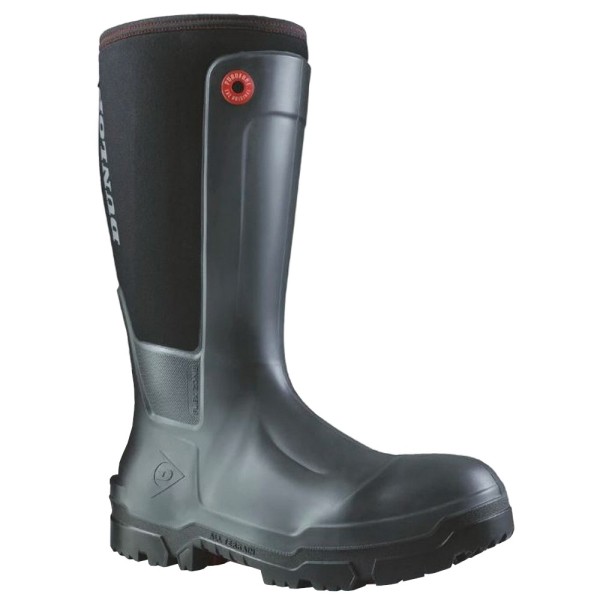 Dunlop Mens Snugboot Workpro Slip On Safety Boot 11 UK Black Black 11 UK