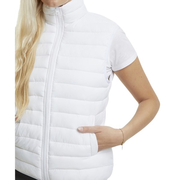 New Morning Studios Dam/Dam Lättviktig Puffer Väst 4XL White 4XL