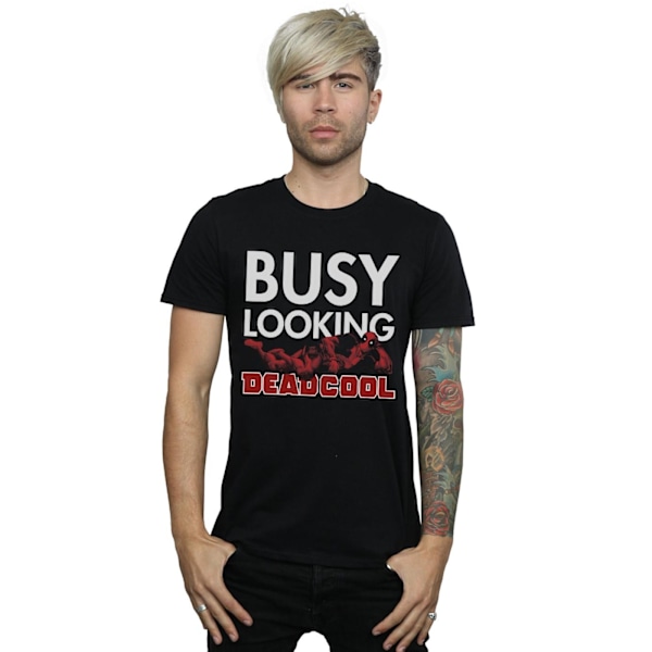 Marvel Deadpool Busy Looking Deadcool T-shirt 4XL Svart Black 4XL