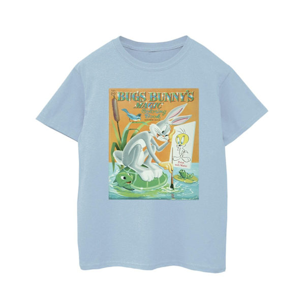 Looney Tunes Pojkar Bugs Bunny Målarbok T-shirt 7-8 år B Baby Blue 7-8 Years