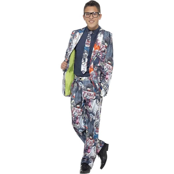 Smiffys Tonårspojkar Zombie Kostym Set S R Flerfärgad Multicoloured S R