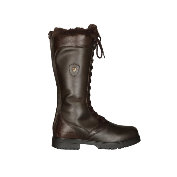 Moretta Dam/Dam Nola Lace Läder Country Boots 7 UK Brun Brown 7 UK