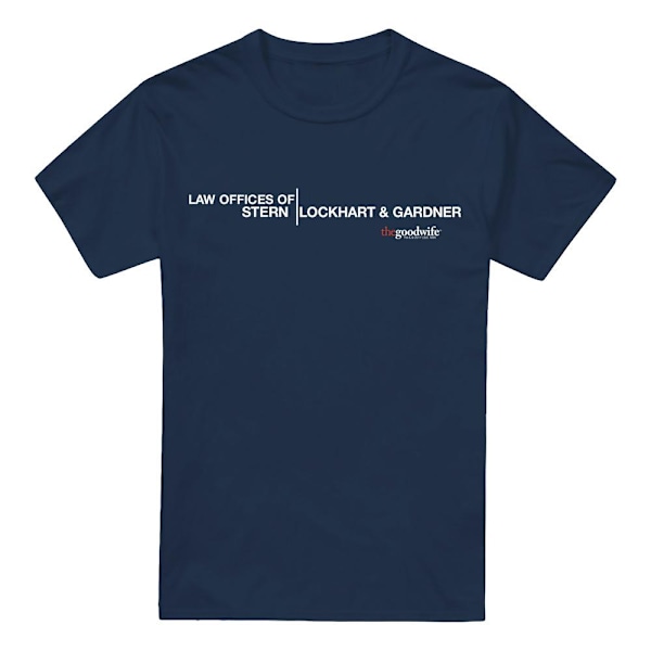 The Good Wife Herr Law Offices T-Shirt L Marinblå Navy L