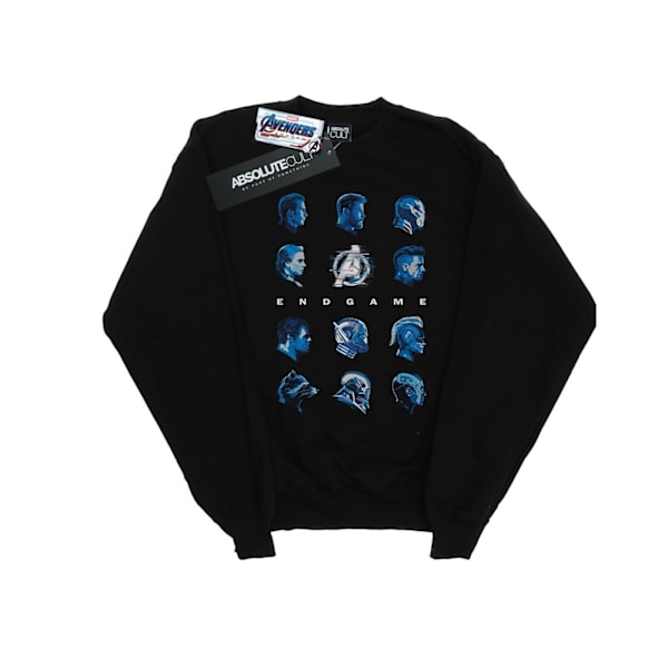 Marvel Girls Avengers Endgame Character Lineup Sweatshirt 5-6 år Black 5-6 Years