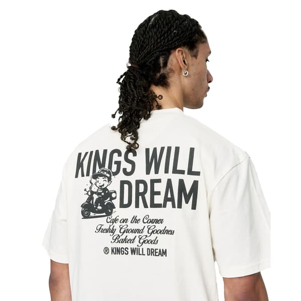 Kings Will Dream Herr Studio Cafe Boy T-Shirt XL Vit White XL