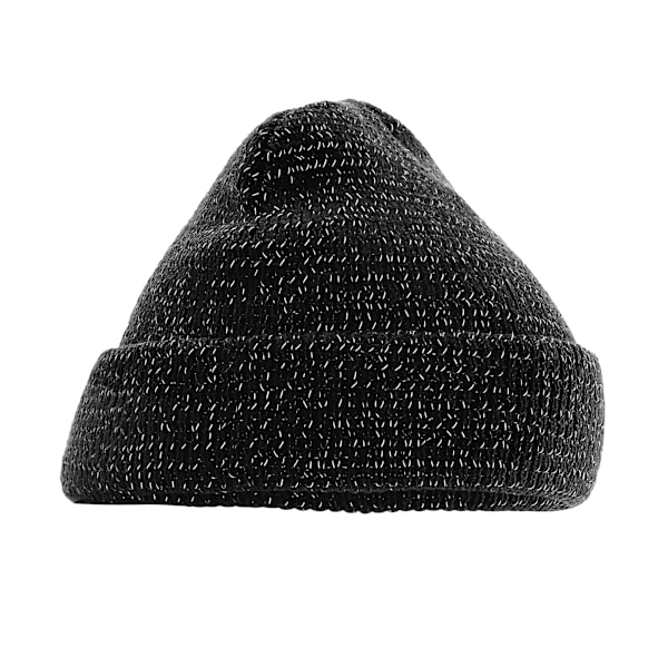 Beechfield Unisex Reflexmössa för Vuxna, One Size, Svart Black One Size