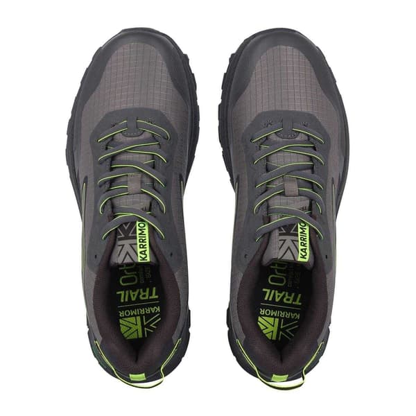 Karrimor Herr Tempo Trail Löparskor 8.5 UK Grå/Lime Grey/Lime 8.5 UK