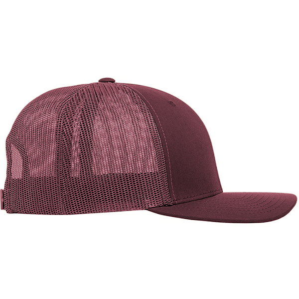 Yupoong Flexfit Retro Snapback Trucker Cap One Size Maroon Maroon One Size