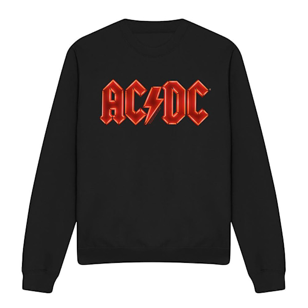 AC/DC Unisex Vuxen PWR-UP Logotyp Sweatshirt M Svart Black M