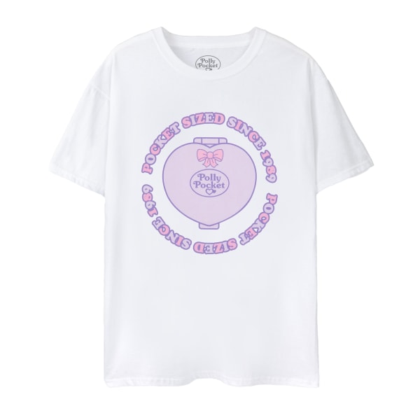 Polly Pocket Dam/Dam T-shirt i fickstorlek S Vit White S