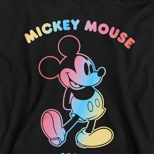 Disney Barn/Barn Mickey Mouse Gradient Kontur Heather Hoo Athletic Heather 9-11 Years