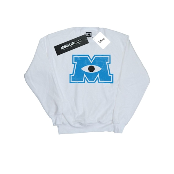 Disney Boys Monsters University Monster M Sweatshirt 5-6 år White 5-6 Years