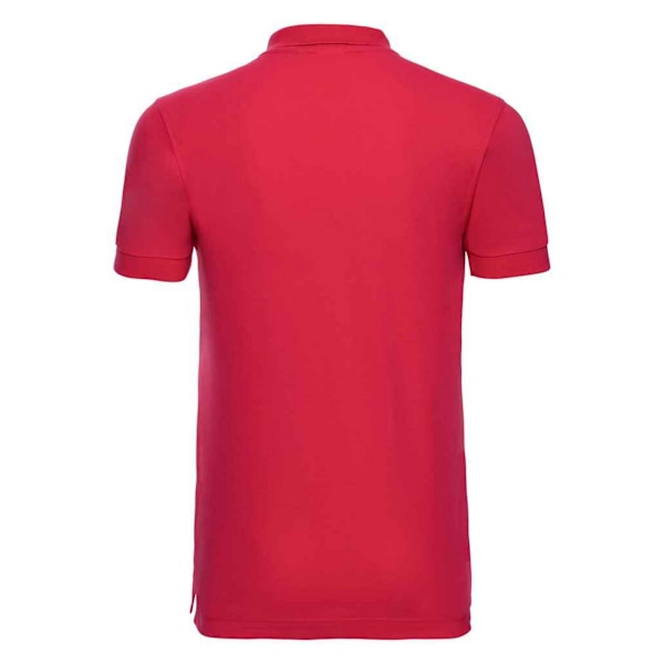 Russell Herr Pique Stretch Poloshirt XL Klassisk Röd Classic Red XL