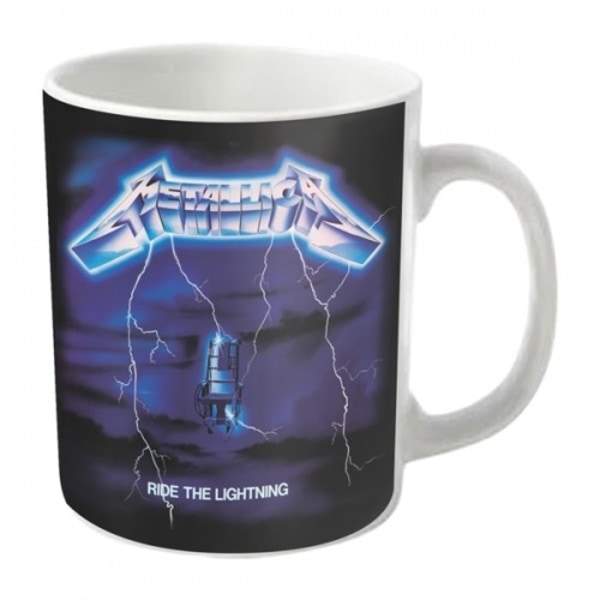 Metallica Ride The Lightning Mug One Size Vit/Blå/Svart White/Blue/Black One Size