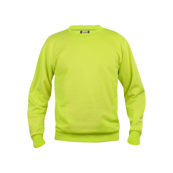 Clique Unisex Vuxen Enfärgad Sweatshirt M Synlighet Grön Visibility Green M