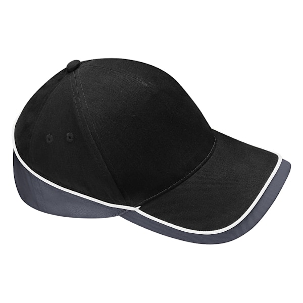Beechfield Teamwear Competition Cap One Size Black/Graphite Grå Black/Graphite Grey/White One Size